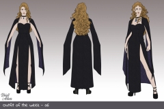 Look of the day - Costume concept art - Formal 01 - UriellActaea, Concept Artist and Illustrator