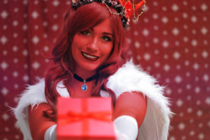 Selfportrait 03 - Ruby of the Sea cosplay - Santa Outfit - Critical Role cosplay - UriellActaea