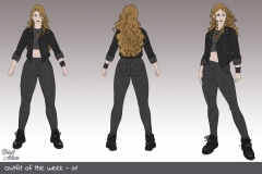 Look of the day - Costume concept art - Casual + bridgerton regency dress - UriellActaea, Concept Artist and Illustrator