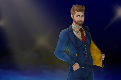 Stay Turnt - Brian W Foster portrait - UriellActaea, 2D Artist and Illustrator