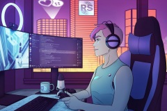 Et Ta Cause 2022 - Resonances vinyle cover - Illustration - UriellActaea, Concept Artist and Illustrator