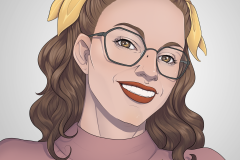 Lucie Larcher - Commission - Portrait - UriellActaea, 2D Artist and Illustrator